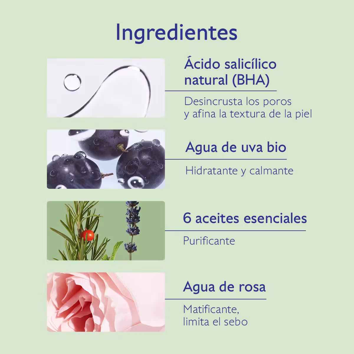 Caudalie Vinopure Tónico Purificante con Acido Salicílico - 200mL - Imagen 6