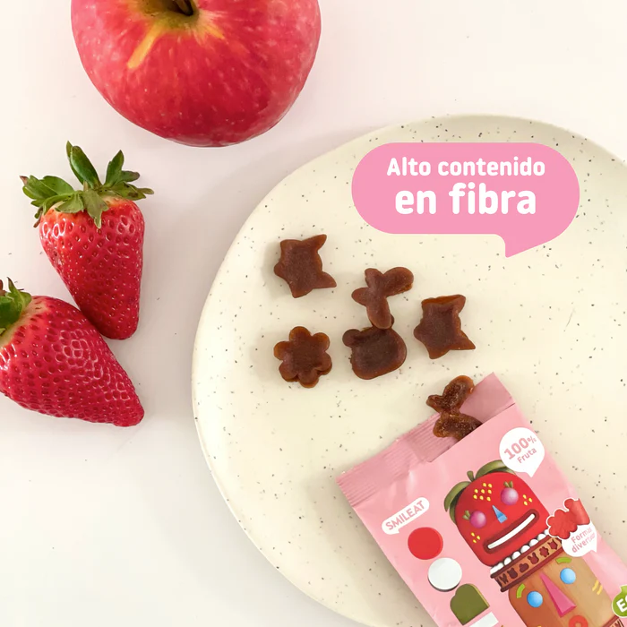 SMILEAT Snack Sabor Fresa Y Manzana Bolsa 25 g - Imagen 2