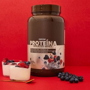 Grow Proteína Aislada Sabor Frutos Del Bosque Bote 1 kg