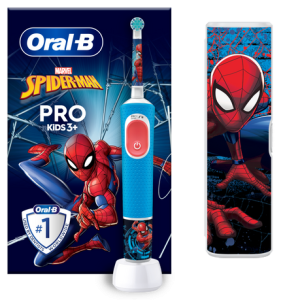 Oral B Cepillo Dental Eléctrico Kids Spiderman Con Estuche