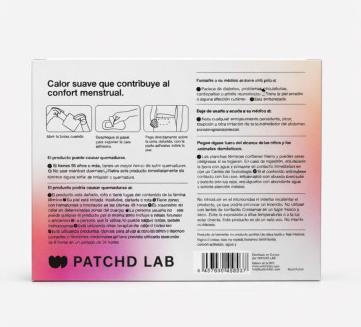 Patchd Lab Hydroheat Patch Confort Menstrual - Imagen 3