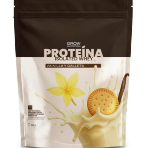 Grow Nutrition Proteína Isolated Whey Vainilla Y Galleta 500 g