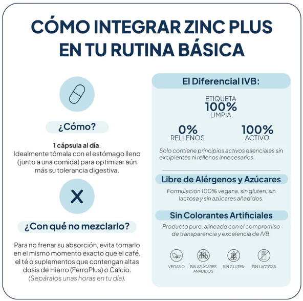 IVB Zinc Plus 60 Cápsulas - Imagen 4