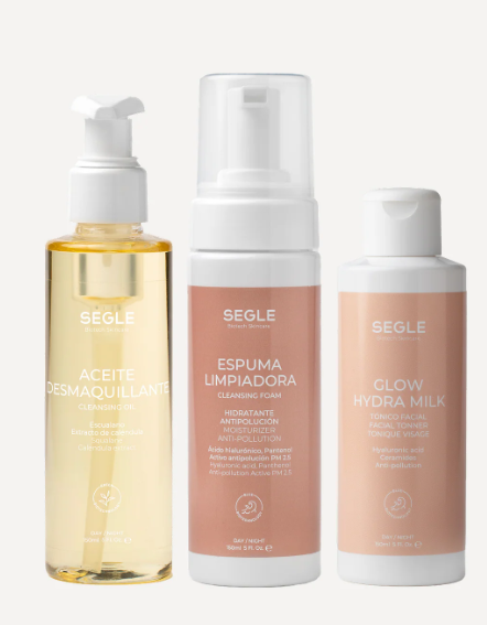 Segle Neceser Pack Doble Limpieza + Tónico Glow Hydra Milk